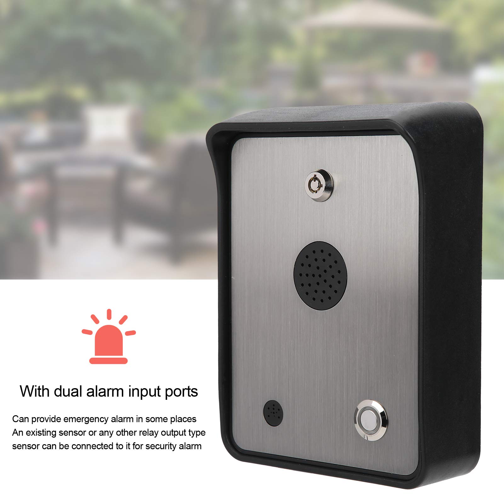 gsm de Alarma Seguridad, Intercomunicador de Audio gsm para Residencia en el Hogar Oficina Lugares al Aire Libre Sistemas de Seguridad para el Hogar Lugares al Aire Libre para el Hogar