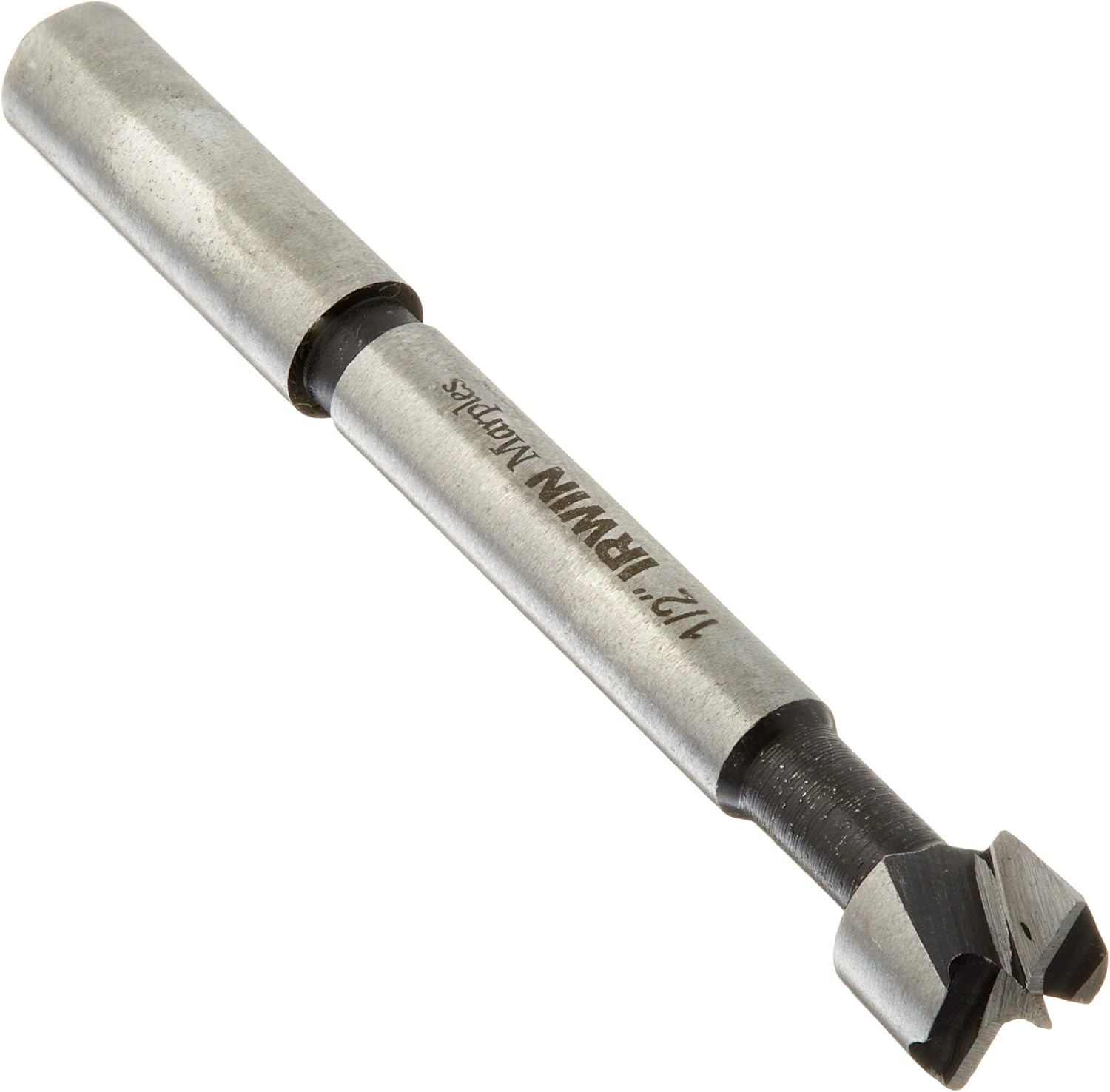 Irwin 42908 1/2Inch by 3/8Inch Shank Forstner Bit, Forstner Drill