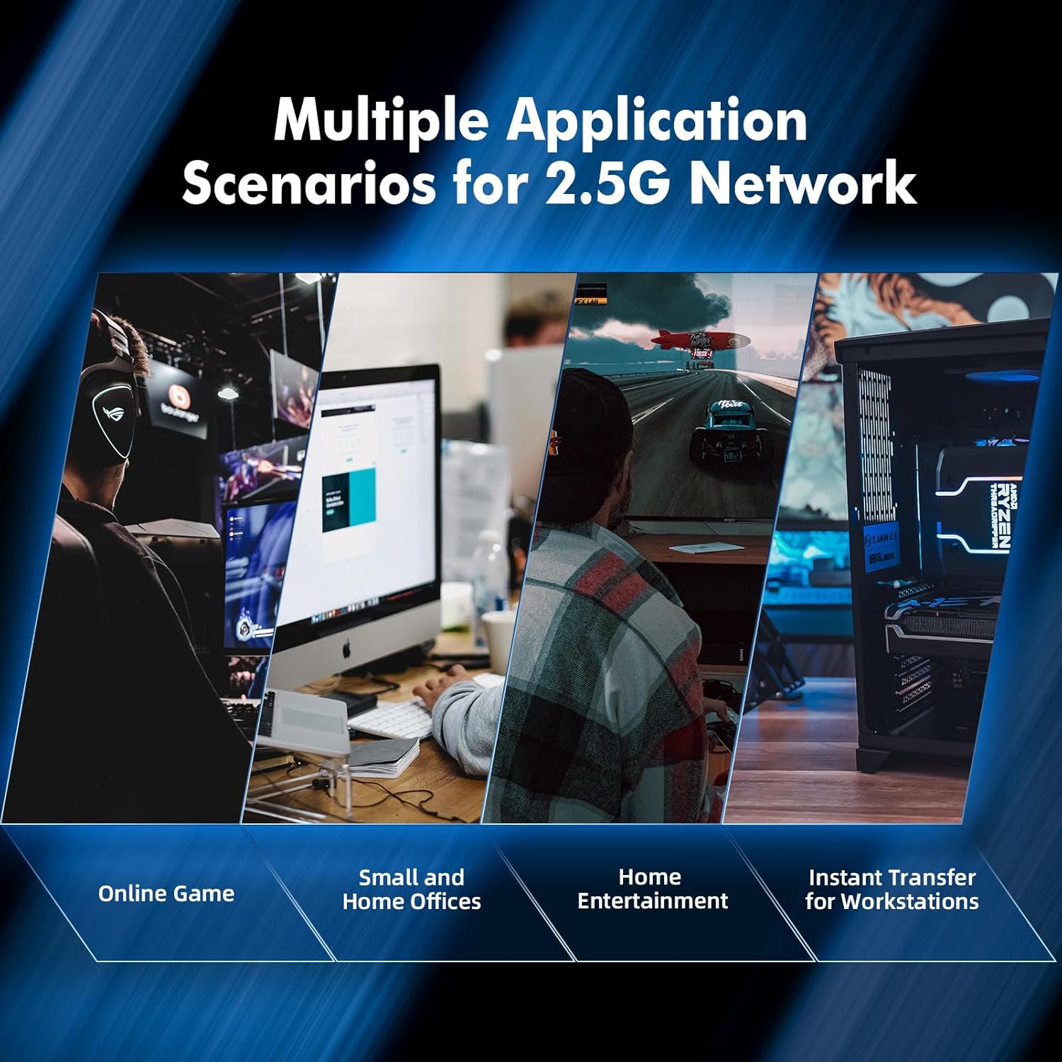 MokerLink 10G Easy Web Managed Switch application scenarios
