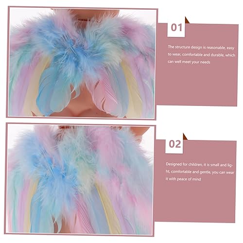 Miniatura 2 de ifundom 1 Set Props Dress up Cosplay Wings Party Props Wing Pendant Party Gift Wing Photo Props Lovely Props Wing Ornament Feather Girl European and