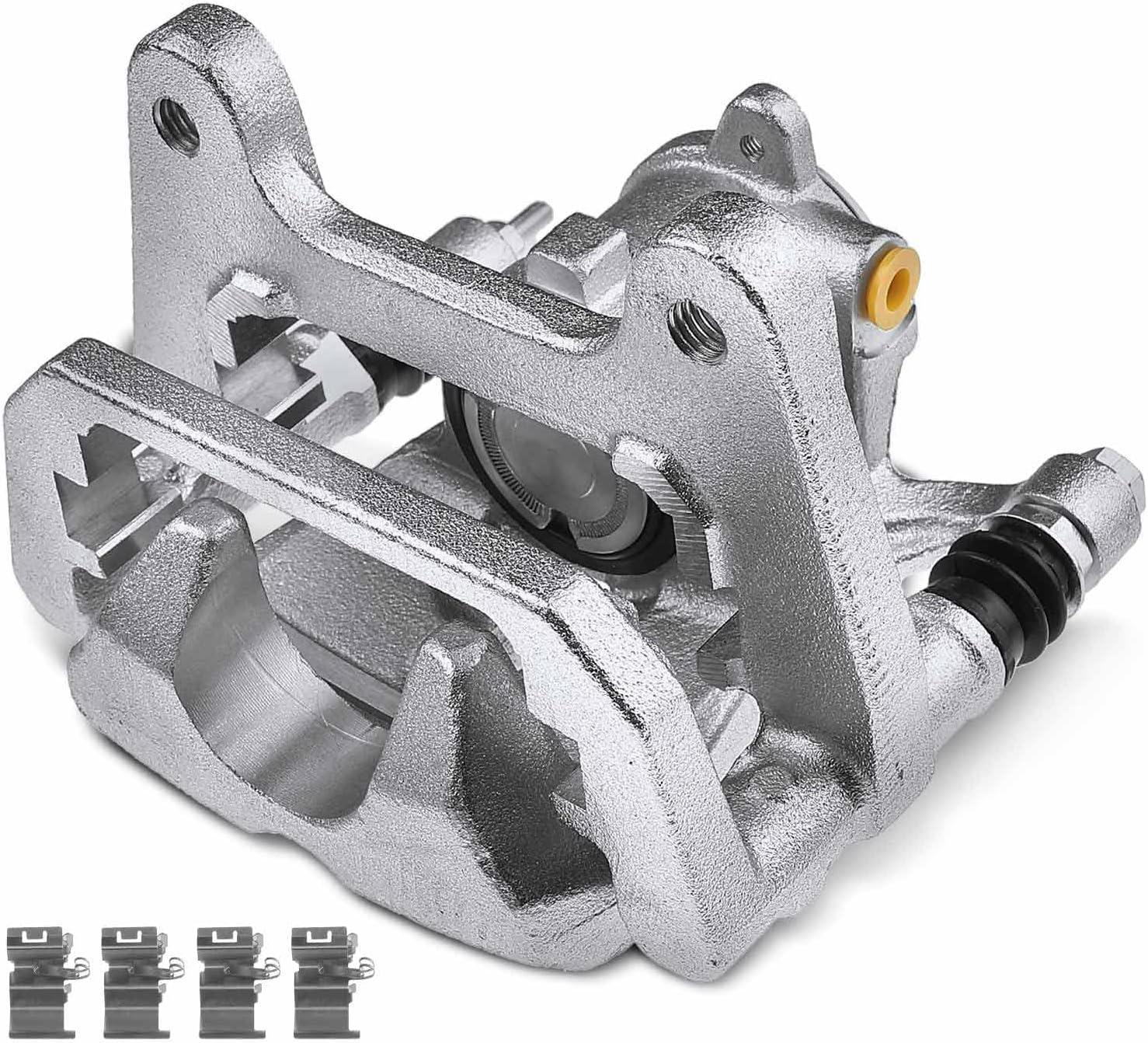 A-Premium Disc Brake Caliper Assembly with Bracket Compatible with Select Jeep Models - Cherokee 2014 2015 2016 2017 2018 2019 2020 2021 - Rear Right Passenger Side