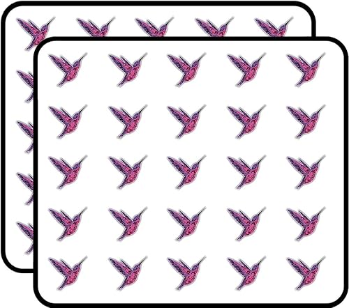 Adhesivo decorativo de colibrí estampado para álbumes de recortes, calendarios, artes, manualidades infantiles, álbumes, diarios de viñetas, paquete
