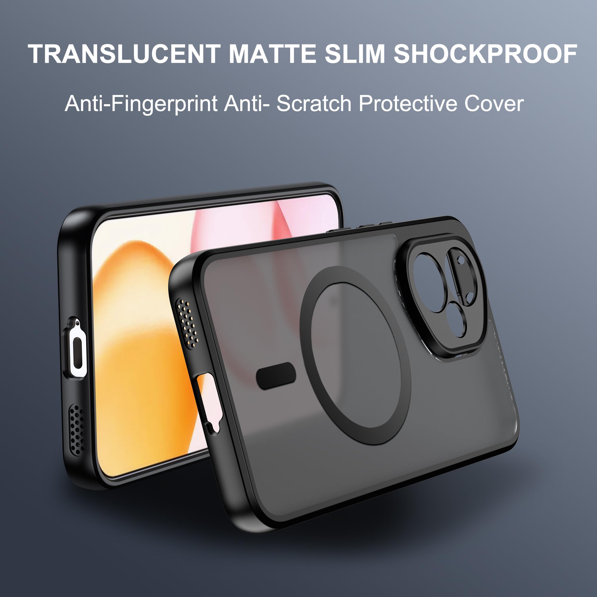 Coque noire Taperso pour Honor 400 PRO 5G avec motif foot color