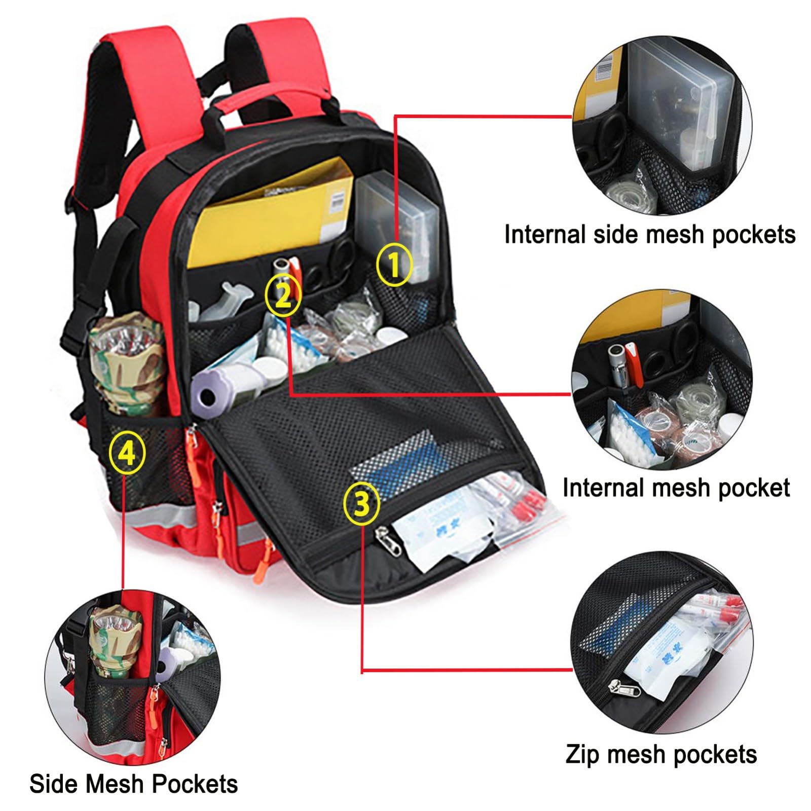 Cubstone Mochila Universal, Bolsa para Silla de Ruedas, Mochila Adaptable para niñas, Niños para Todas Las Habilidades y Edades - Mochila para Silla de Ruedas para Viajes/Escuela(E)