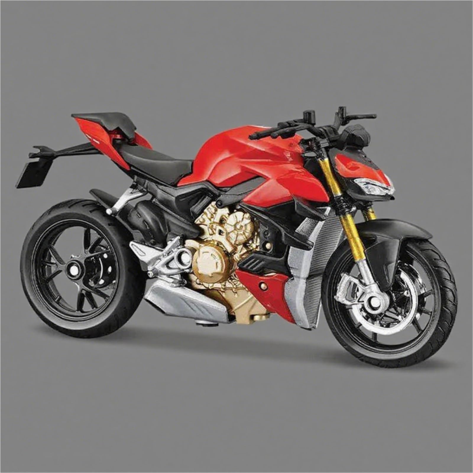 Modello di moto Modellino Di Moto Da Cross In Scala 1/18, Auto Giocattolo Collezione, Regalo, Produzione Pressofusa Statica Per DUCATI, Per SUPER, Per NAKED V4 S