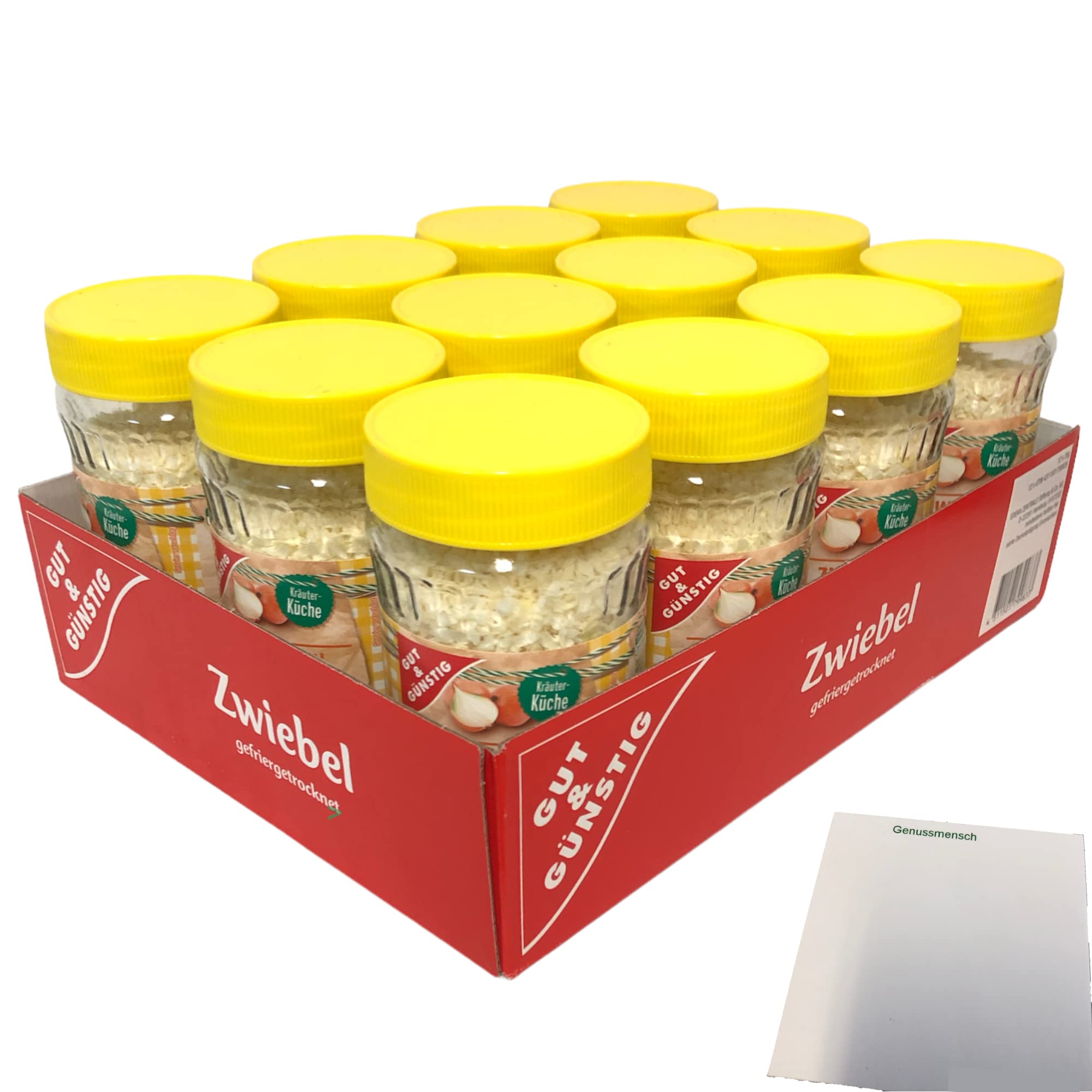 G&G Zwiebeln gefriergetrocknet 15er VPE (15x35g Dose) + usy Block