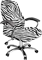 Vista 32 de Funda para silla de oficina de mármol morado, lavable, funda para silla de escritorio, fundas para silla de computadora para silla giratoria, silla