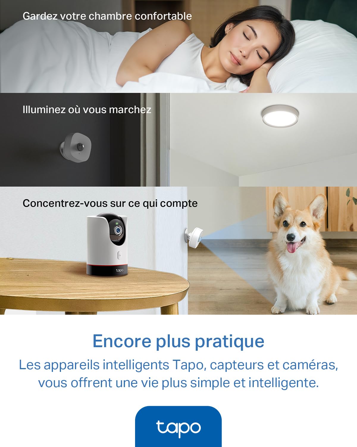 Tapo Télécommande Infrarouge H110 - Prend en Charge 18 Types d'appareils, Plus de 8000 Marques, hub pour capteurs Tapo, Commande vocale avec Alexa/Siri, Compatible avec Matter, Minuterie