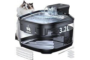 3.2L Stainless Steel Cordless Water Fountain for Cats