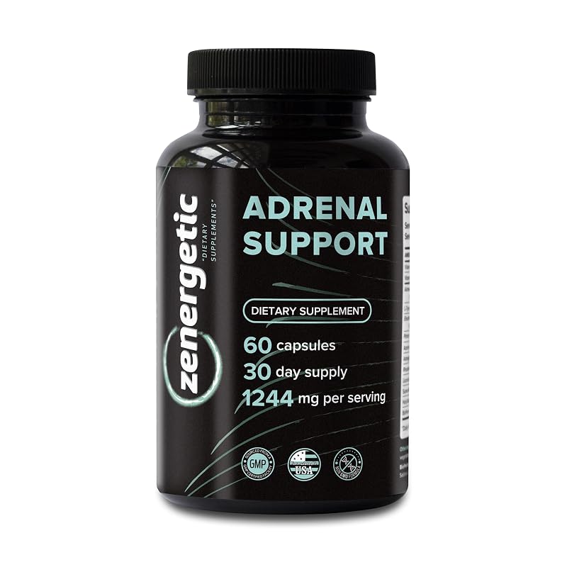 ZENERGETIC Suplemento de Extrato Adrenal 1244 mg 60 cápsulas
