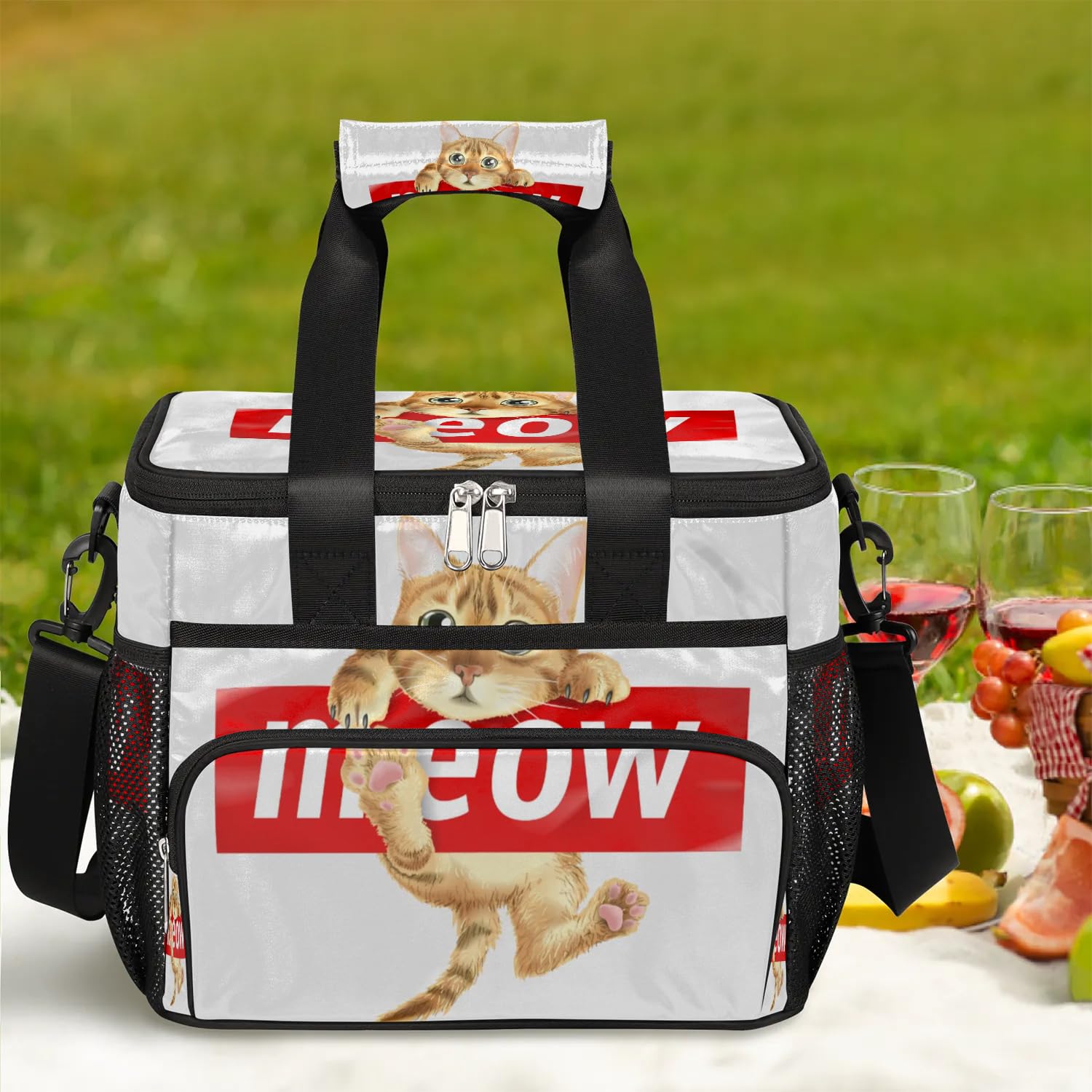 Große Lunchtasche für Erwachsene, Herren, Damen, Kinder, Mädchen, Jungen, isolierte Lunchbox, Kühltasche, Kühltasche, Kühltasche für Arbeit, Picknick, Grillen