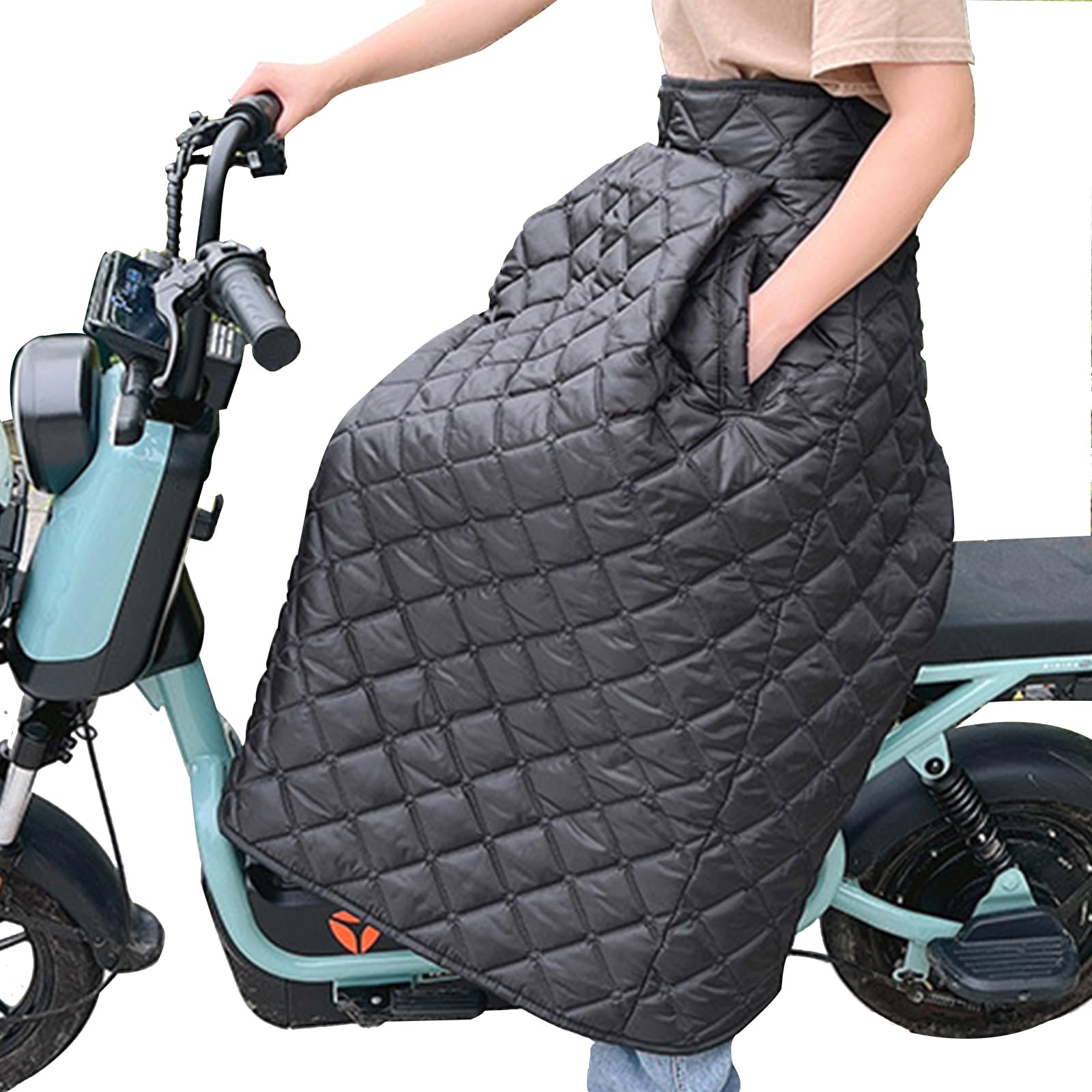 Housse De Jambe Scooter Universelle - Tablier Protection Jambes Étanche Avec Bandes Réfléchissantes