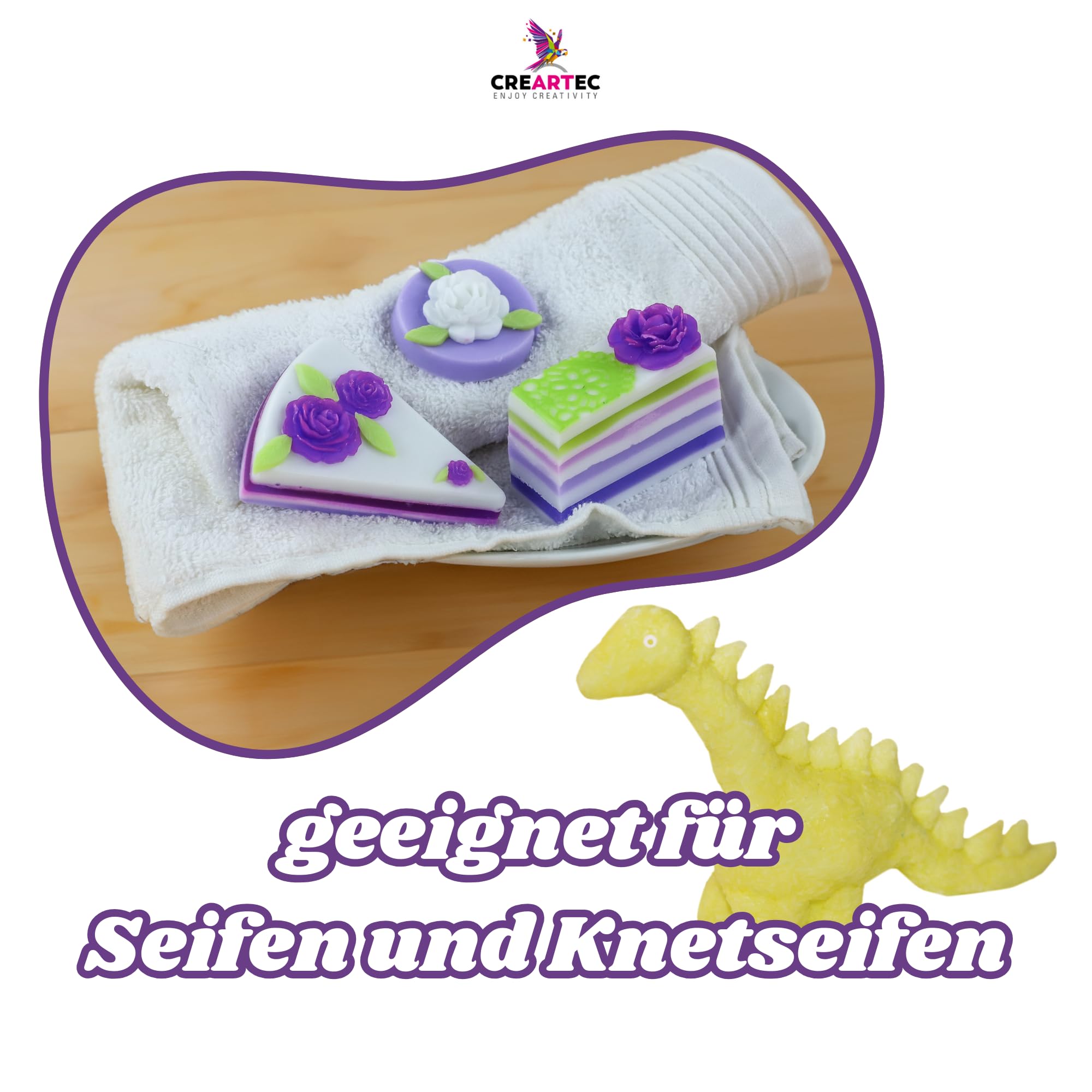 Artidee CREARTEC - Set di 3 - Sapone al Profumo di Olio - 3x10ml - Estate consiste in Lavanda, Latte di Cocco & Limone - Made in Germany