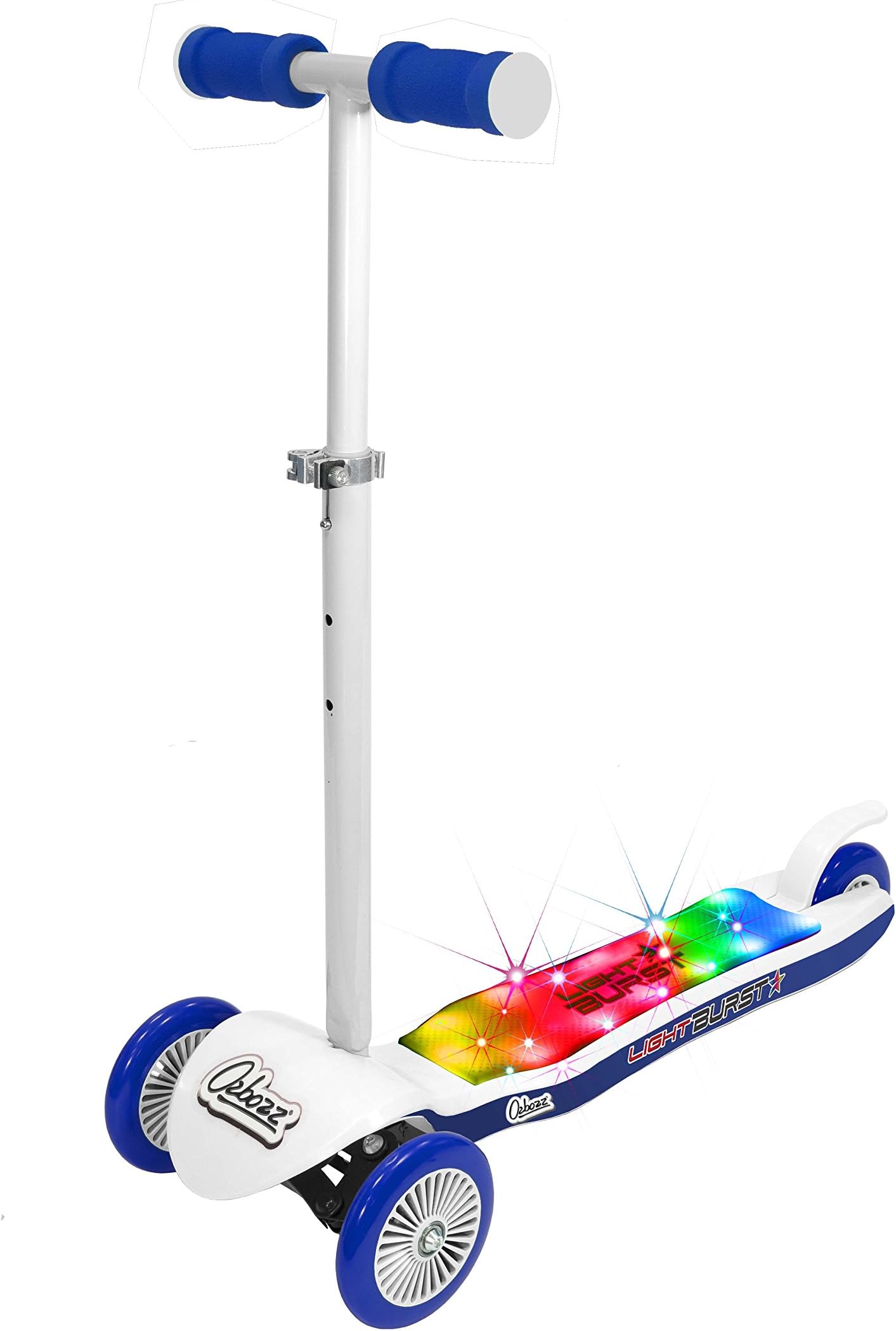 OZBOZZ SV13793 Light Burst Scooter White and Blue