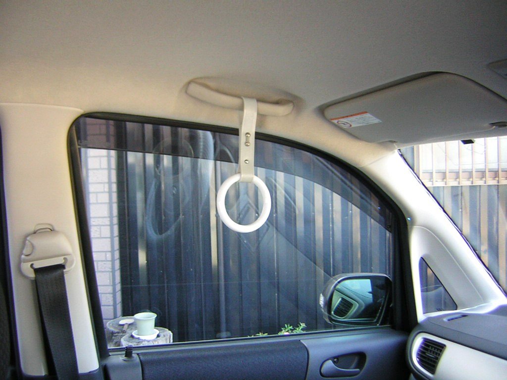 Amazon | 今SNSで話題！NAKANO つり輪 丸型/白 愛車のワンポイント