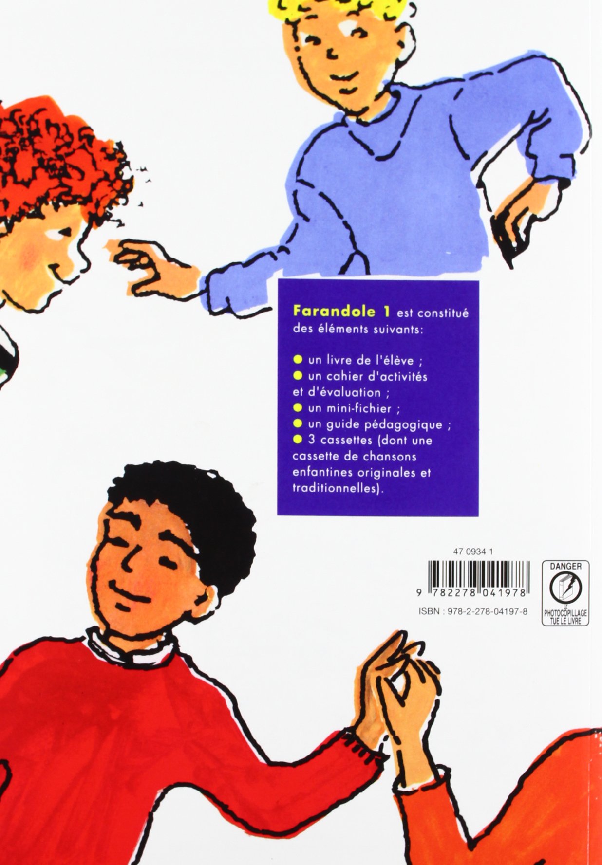 FARANDOLE 1 CAHIER D'EXERCICES