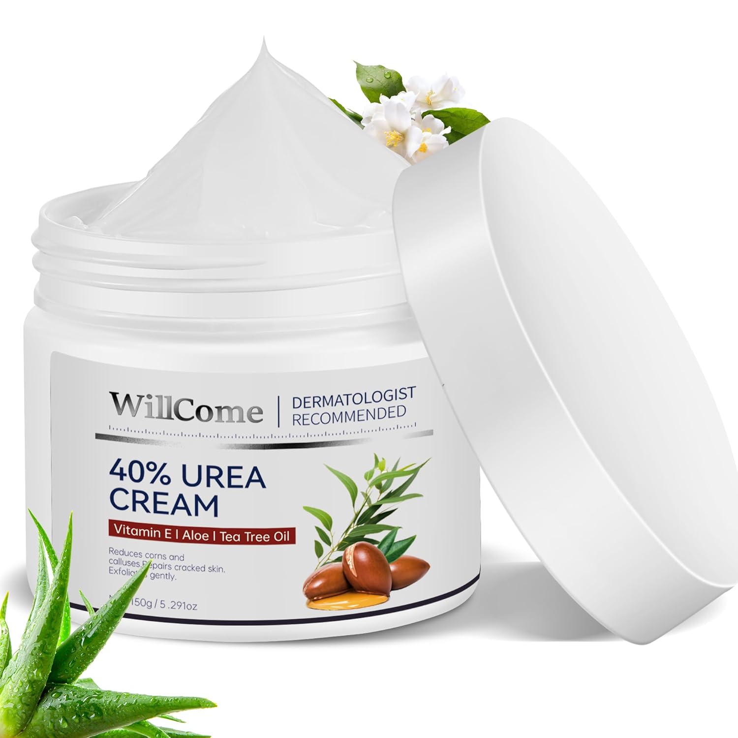 Urea Cream 40 Percent for Feet Maximum Strength Plus Salicylic Acid 2%,Foot Cream for Dry Cracked Heels Feet Hands, Foot Callus Remover Gel,Urea Foot Repair Lotion,Health Care for Women&Men,150g Urea Cream 40 Percent for Feet Maximum Strength Plus Salicylic Acid 2%,Foot Cream for Dry Cracked Heels Feet Hands, Foot Callus Remover Gel,Urea Foot Repair Lotion,Health Care for Women&Men,150g