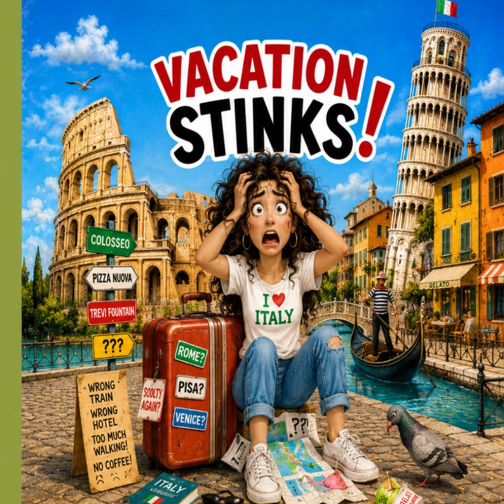 Vacation Stinks!: A Funny Rhyming Picture Book About Travel Trouble (Everything Stinks!)