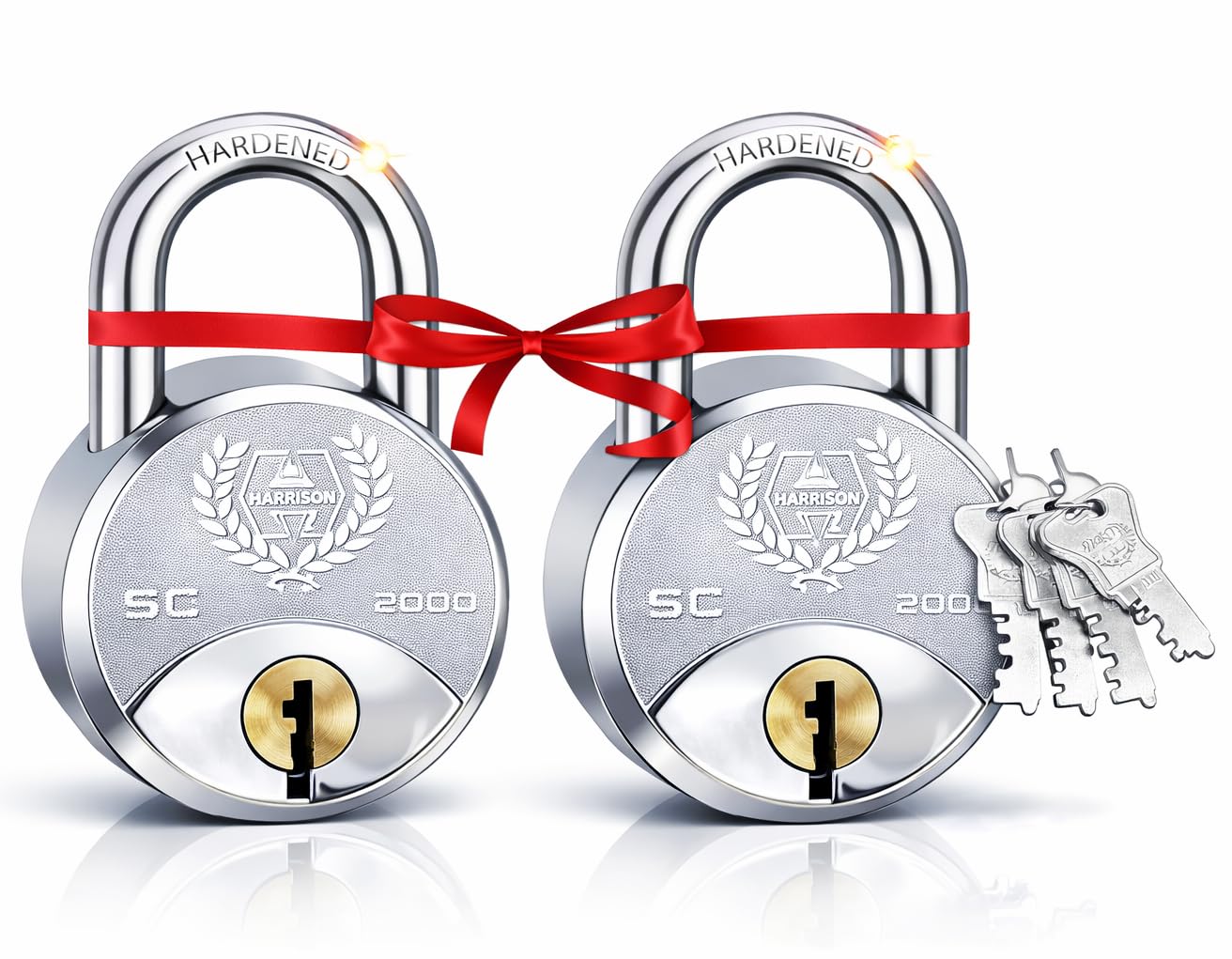 Harrison Padlocks/Round Padlock 65mm 7 Lever with 3 Keys J-SUPREME-0672 Double Locking Pack of 1/Padlock, Padlocks, Locks for Home, Locks for Main Door, gate — Amazon image 15