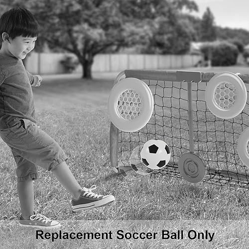 Miniatura 3 de Mattel Balón de fútbol blanco y negro de repuesto para Fisher-Price Let's Goal! Sports Net - HBW32