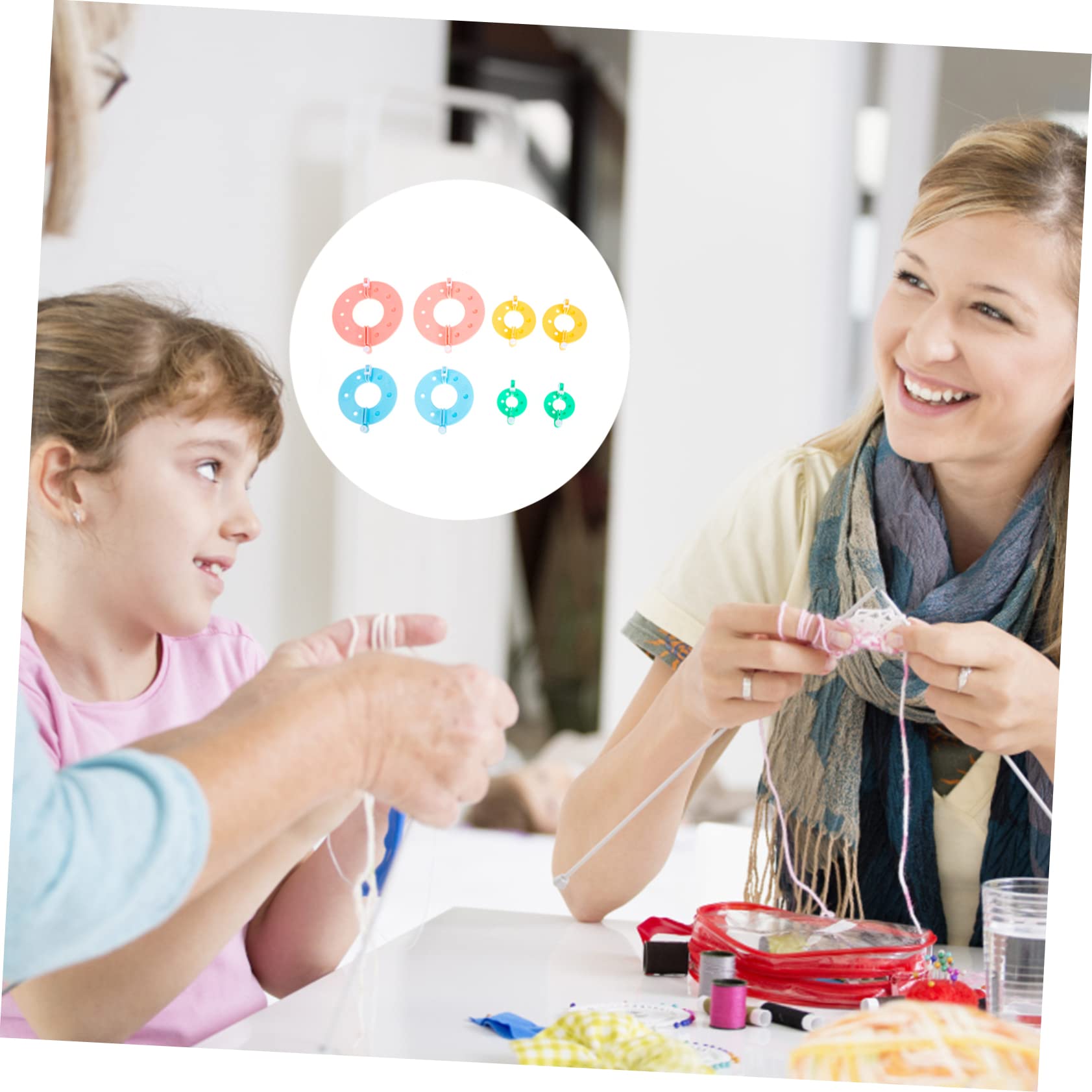 48stücke Teiliges Garn-knäuel-wickler Pompom-Maker Handliches Strickwerkzeug Zur Einfachen Herstellung Von Plüschbällen Für -projekte Und Bastelarbeiten