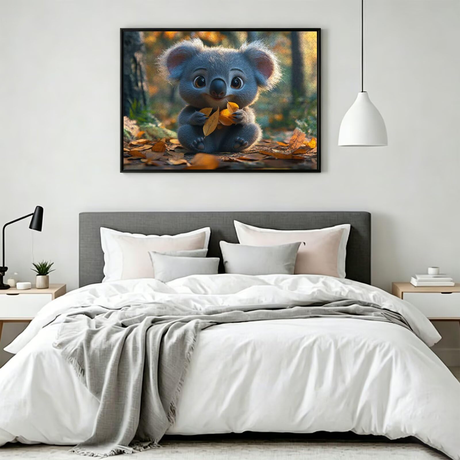 Puzzle 2000 Pezzi Koala Puzzle Classici per Gioco Familiare, n-376 | Impossibile Puzzles, Intrattenimento Creativo, Rilassamento Intelligence, Regalo per Amore e Amico, Decorazioni Casa, Foglie