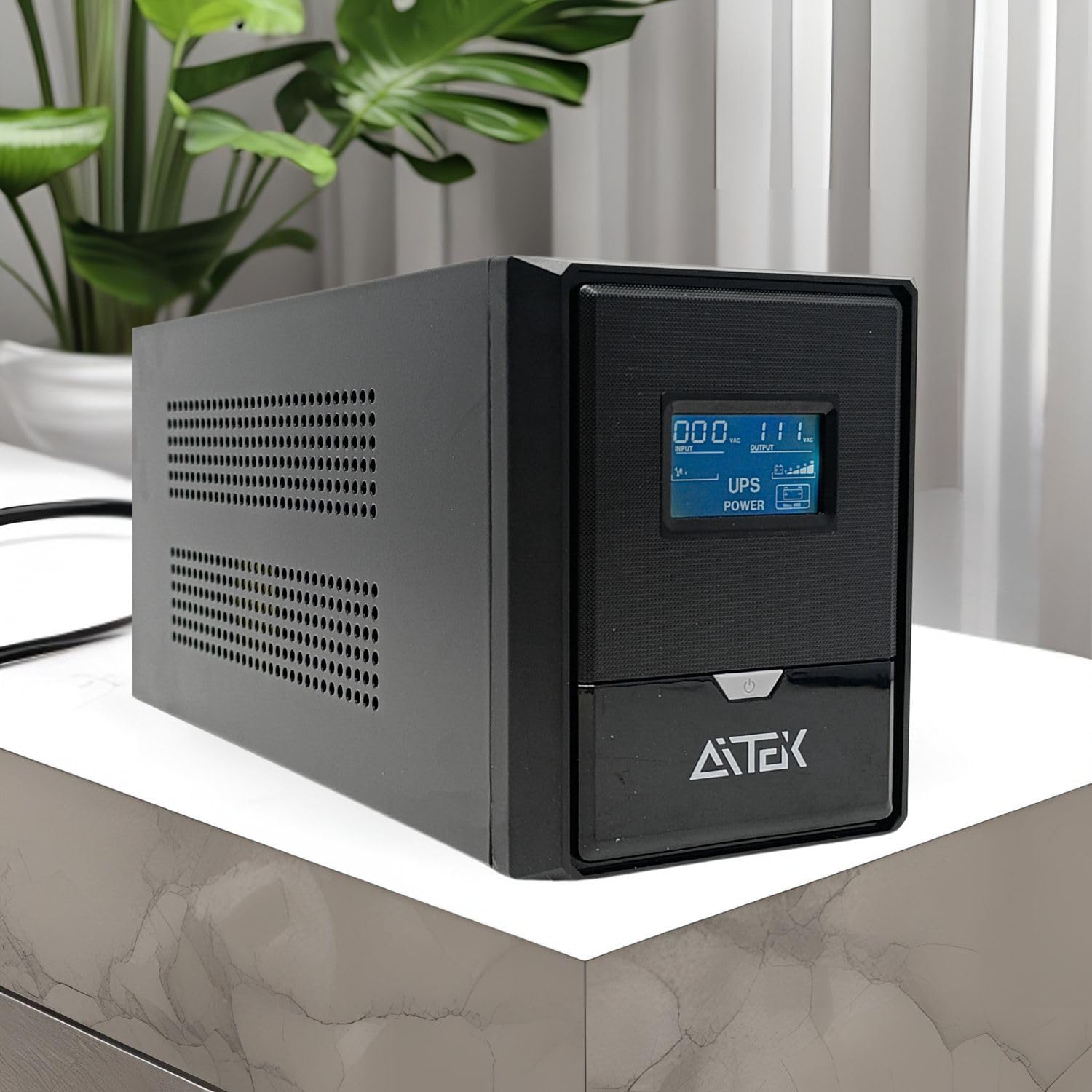 AITEK ANB-3312 No-Break placed on a desk, ready for use