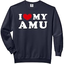 I Love My Amu, I Heart My Amu Comfort Colors Adult Sweatshirt