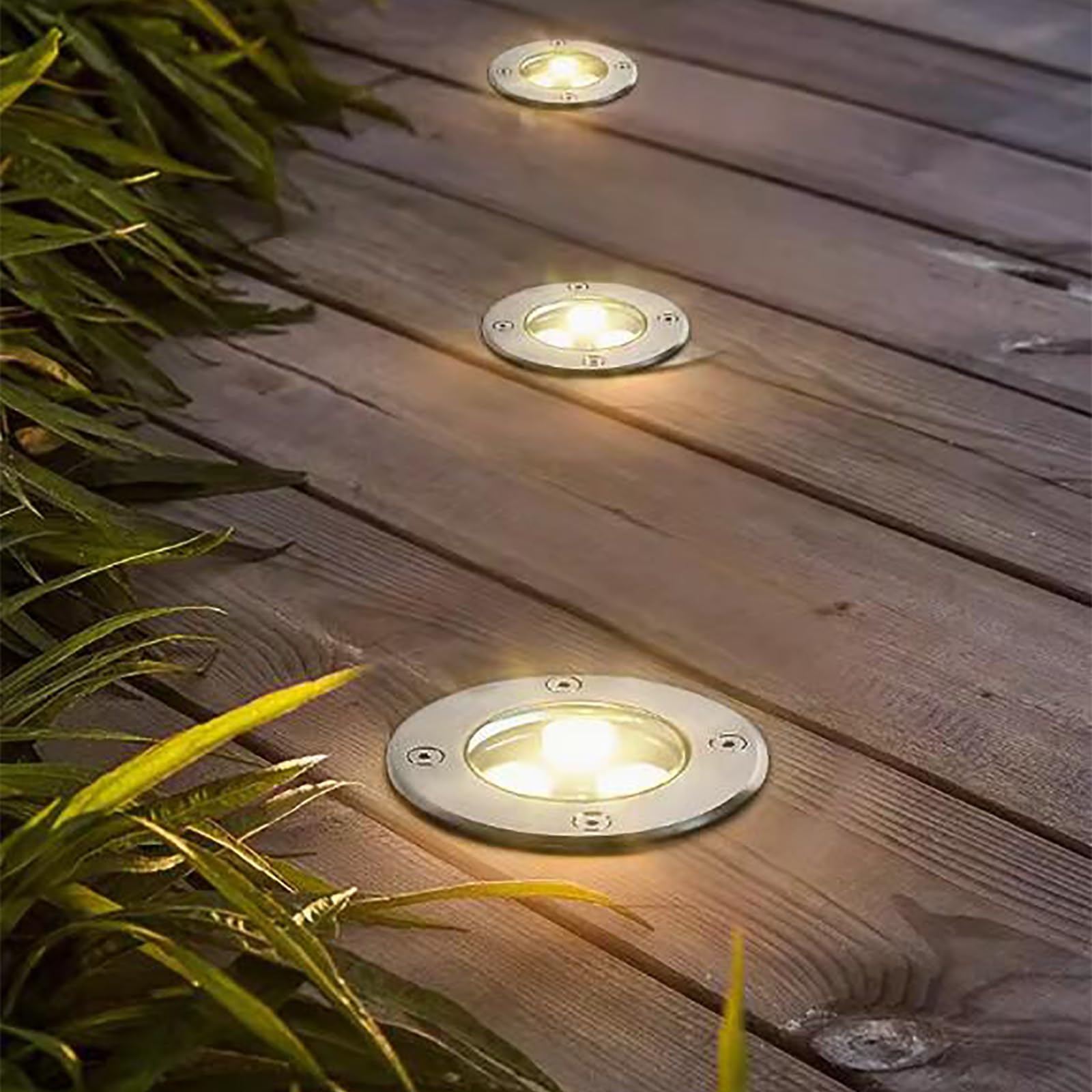 Outdoor Landscape Lights - LED Buried Lights, AC 24V Low Voltage
