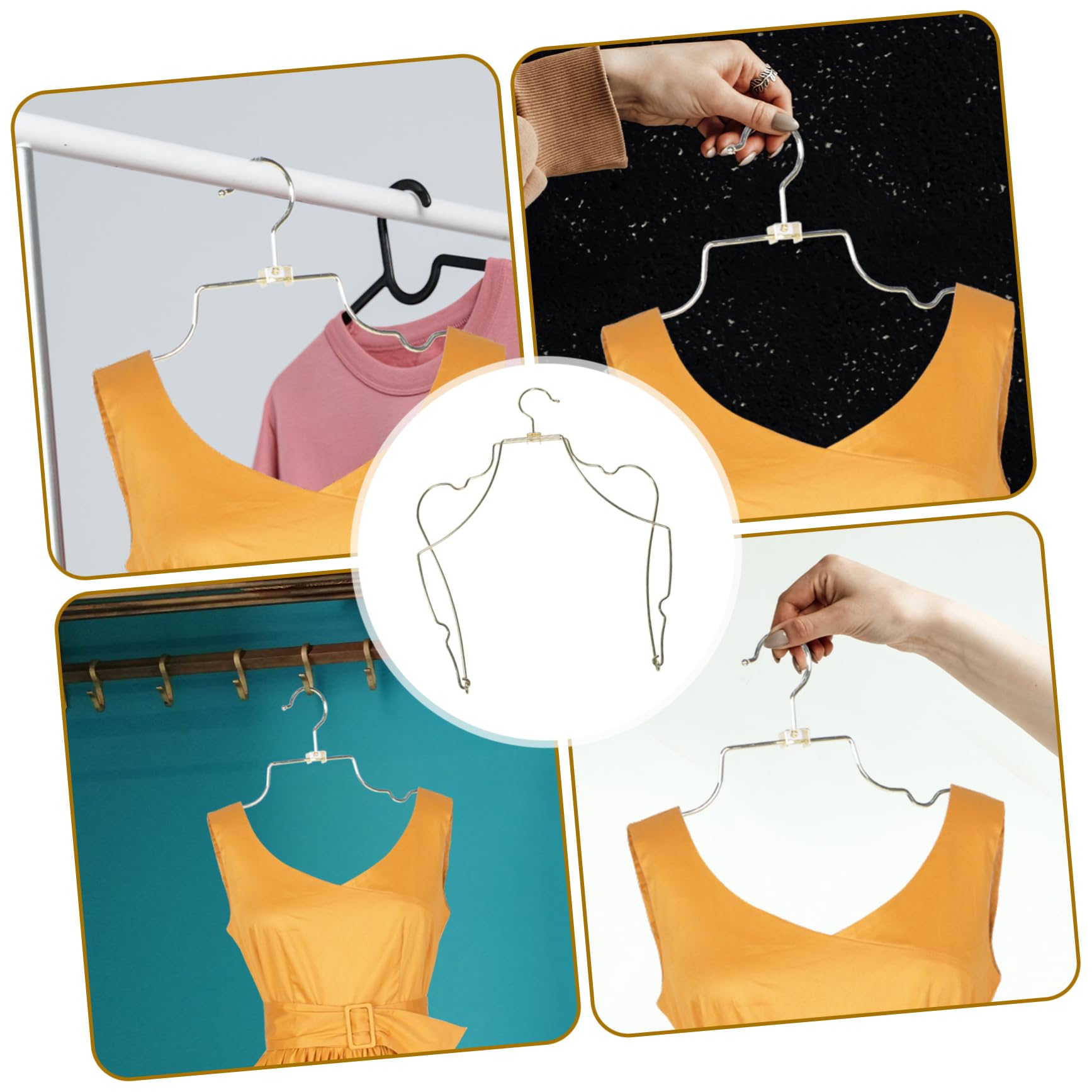 Levemolo Bikini Swimsuit Hanger Rack Lingerie Hanger Resistance Briefs Holder Easy to Use