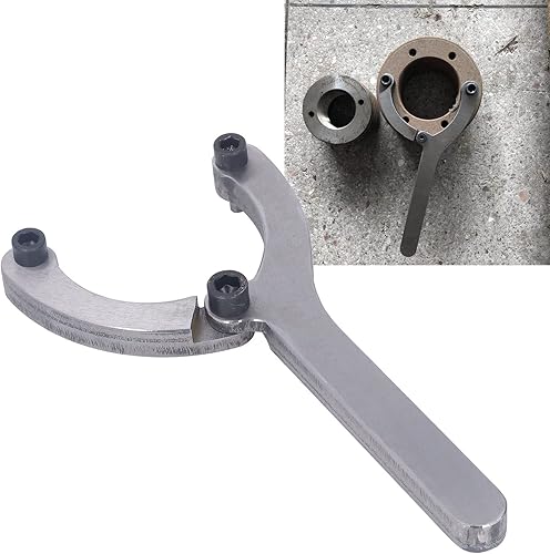 Miniatura 4 de FTVOGUE Llave de tuerca Llave de tuerca Llave de tuerca de glándula de acero de aleación ajustable removedor de glándula para cilindro hidráulico