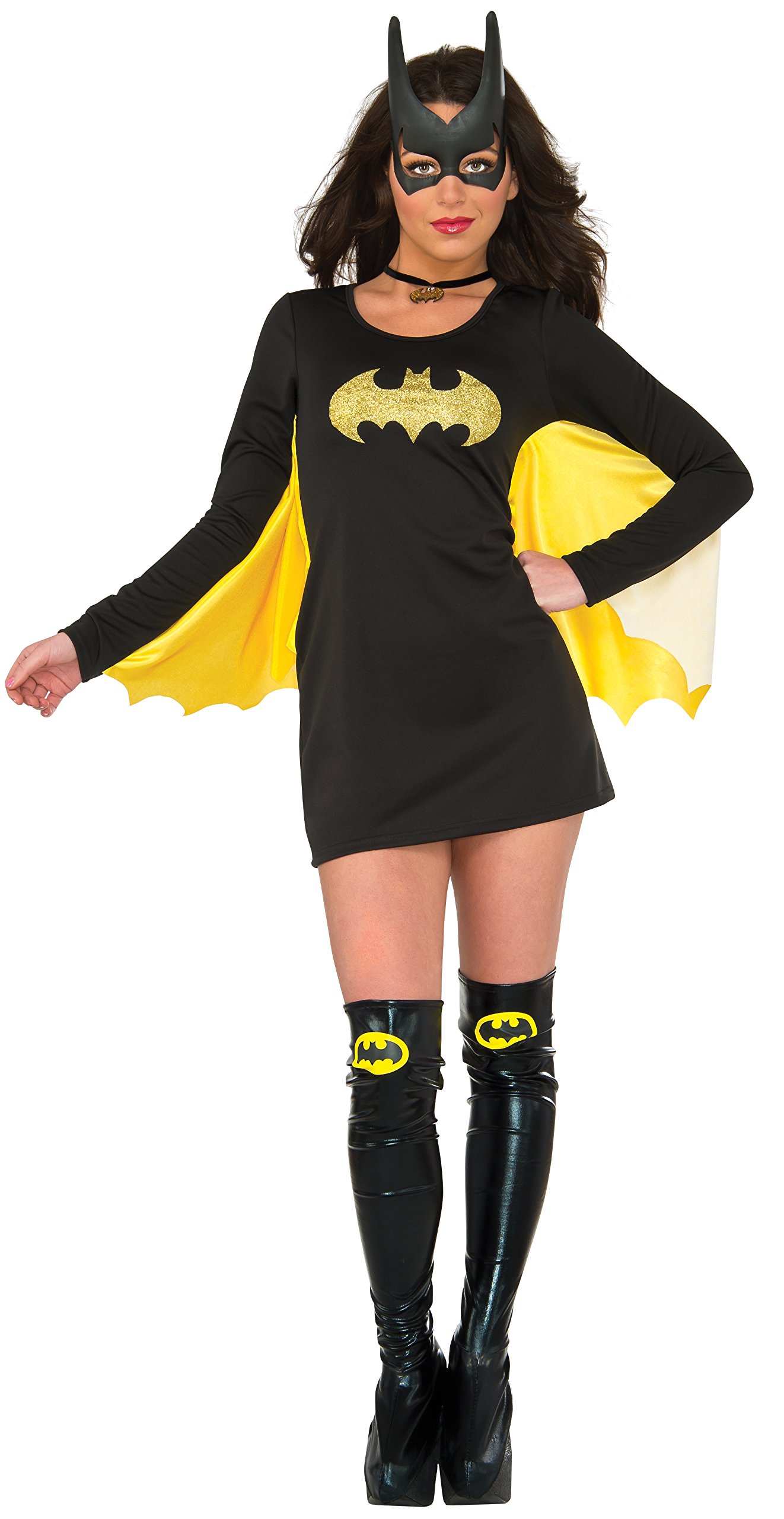 Rubies Damska sukienka Batgirl z peleryną