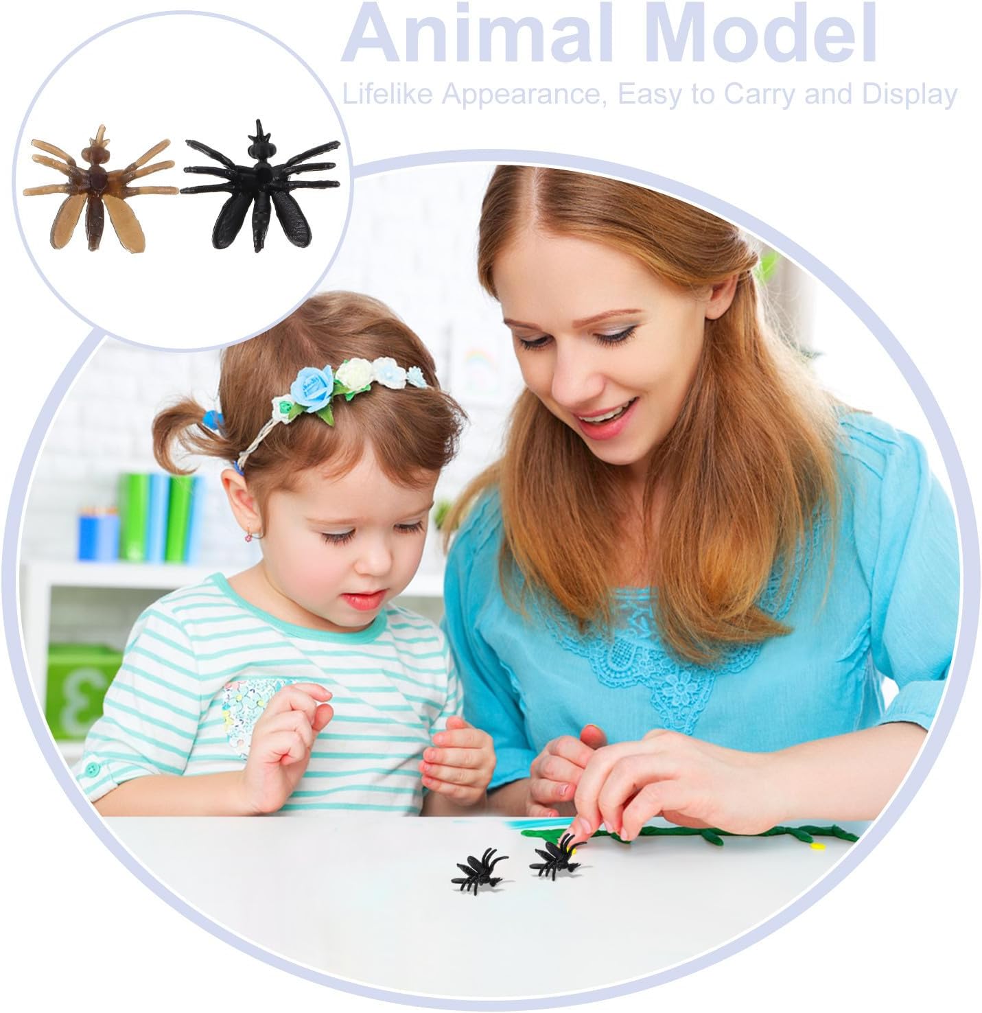 Hemoton 200pcs Realistic Mosquito Figurines Plastic Insect with Detailed Craftsmanship Educational Tool and Adults Collecting and Learning image 3