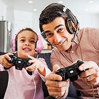 Vista 15 de BENGOO G9000 - Auriculares estéreo para juegos para PS4, PC, Xbox One PS5, cancelación de ruido, auriculares sobre la oreja con micrófono, luz LED