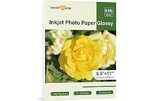 Thick Glossy Photo Paper 8.5X11 Inches 61LB