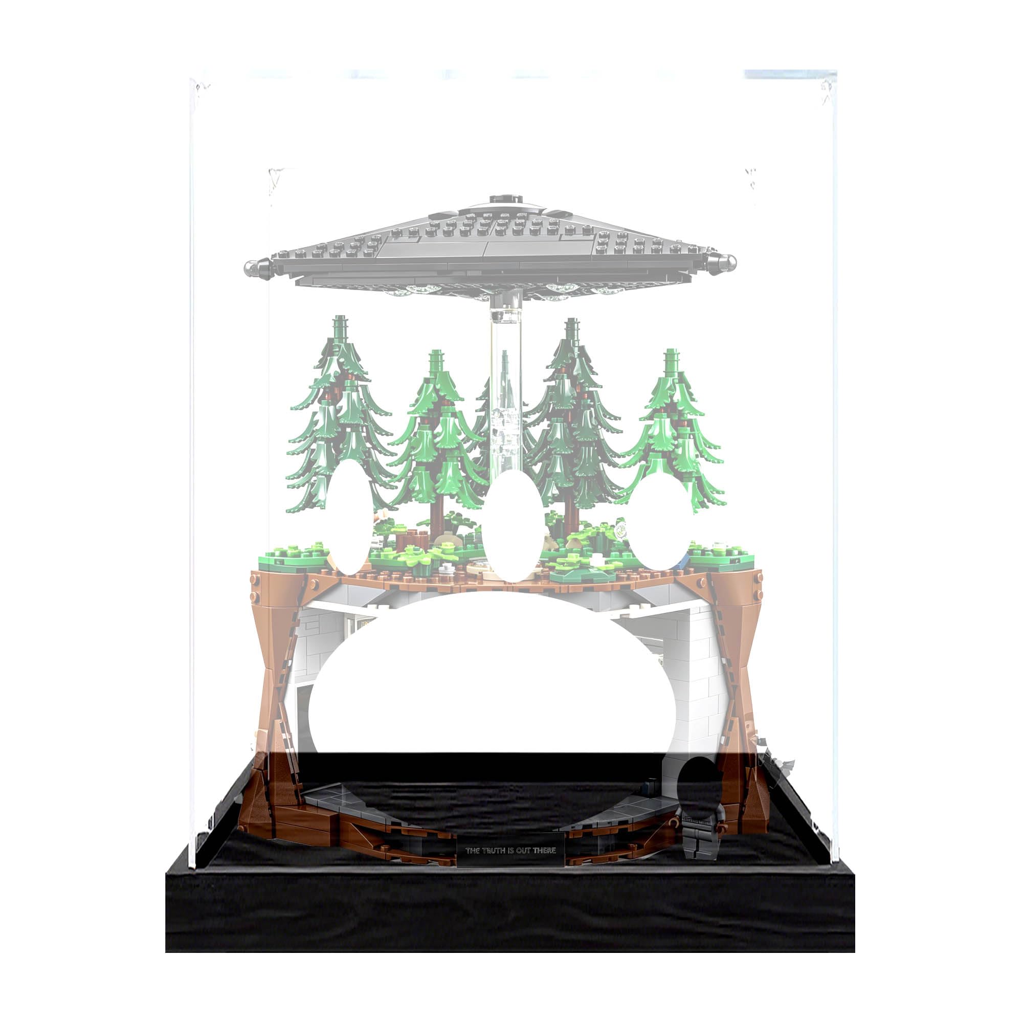 Ddxmml Black 2 Mm Clear Acrylic Display Case, Fits For Le-Go 21369 X File Sets (Black 2 Mm)