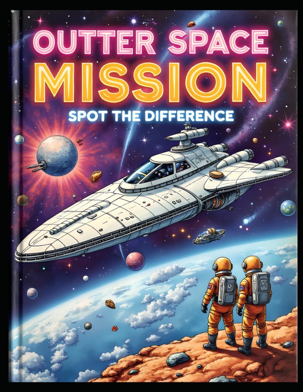 Outer Space Mission Spot the difference
