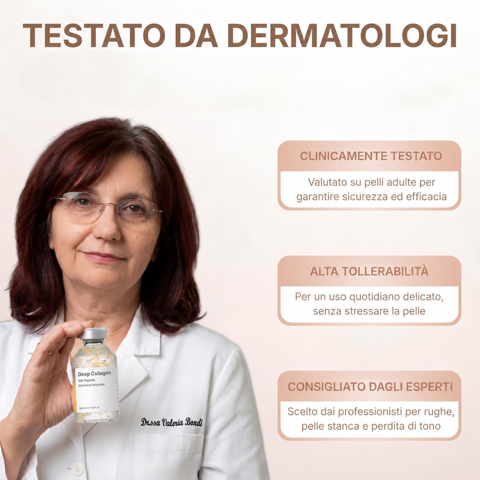 Biochroma Siero Coreano Effetto Lifting Dalla Prima Applicazione 2Pack, Siero Con Peptidi Di Seta E Collagene, Attenua Le Rughe, Idrata In Profondità, Consistenza Leggera 30 Ml