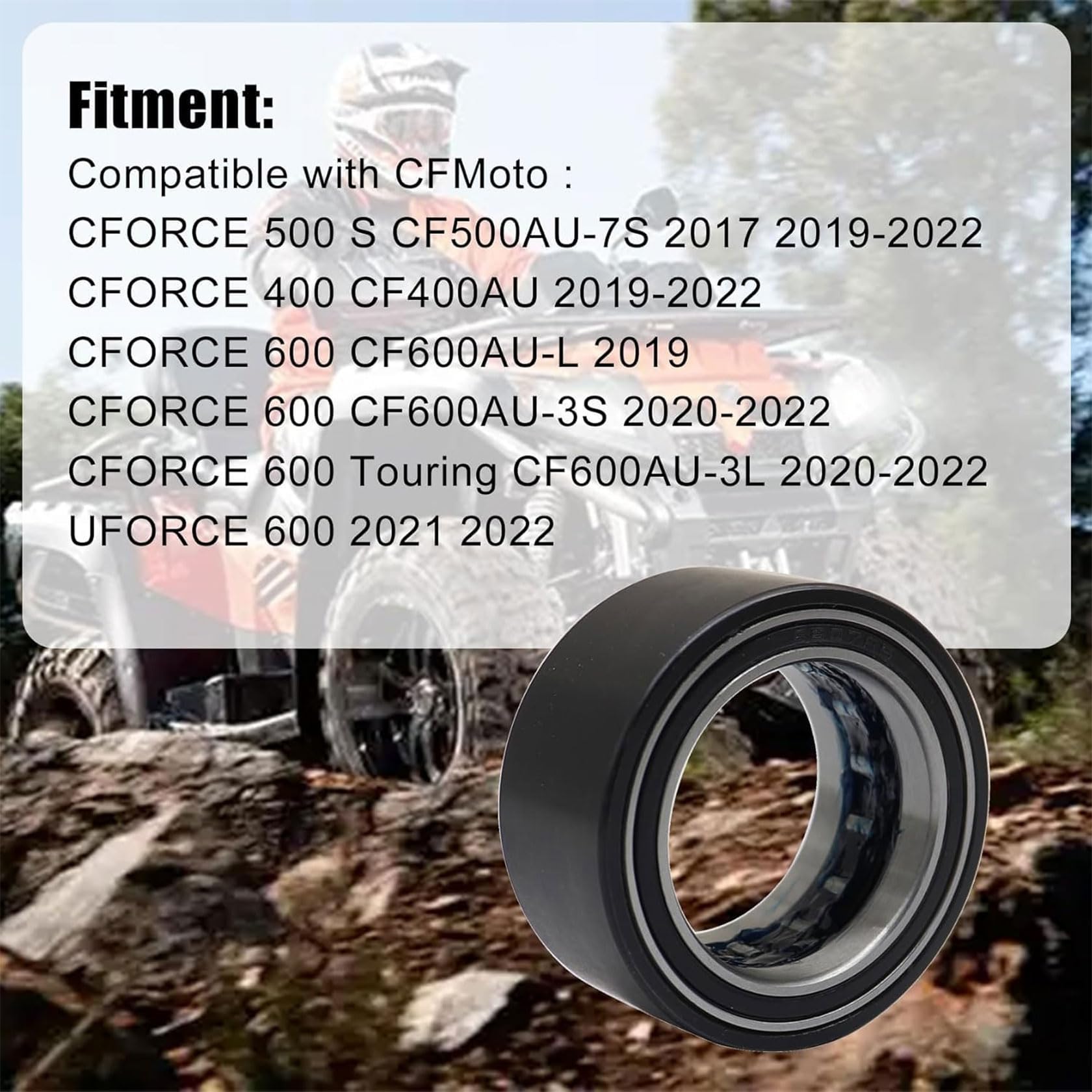 FZJDSD Embrayage à roulement unidirectionnel compatible avec moteur 191Q 400cc 191R 191R-C 550cc 191R-X550 191R-Z550 550cc 191S 600cc 2015 2016 2017 2008 0GR0-051300