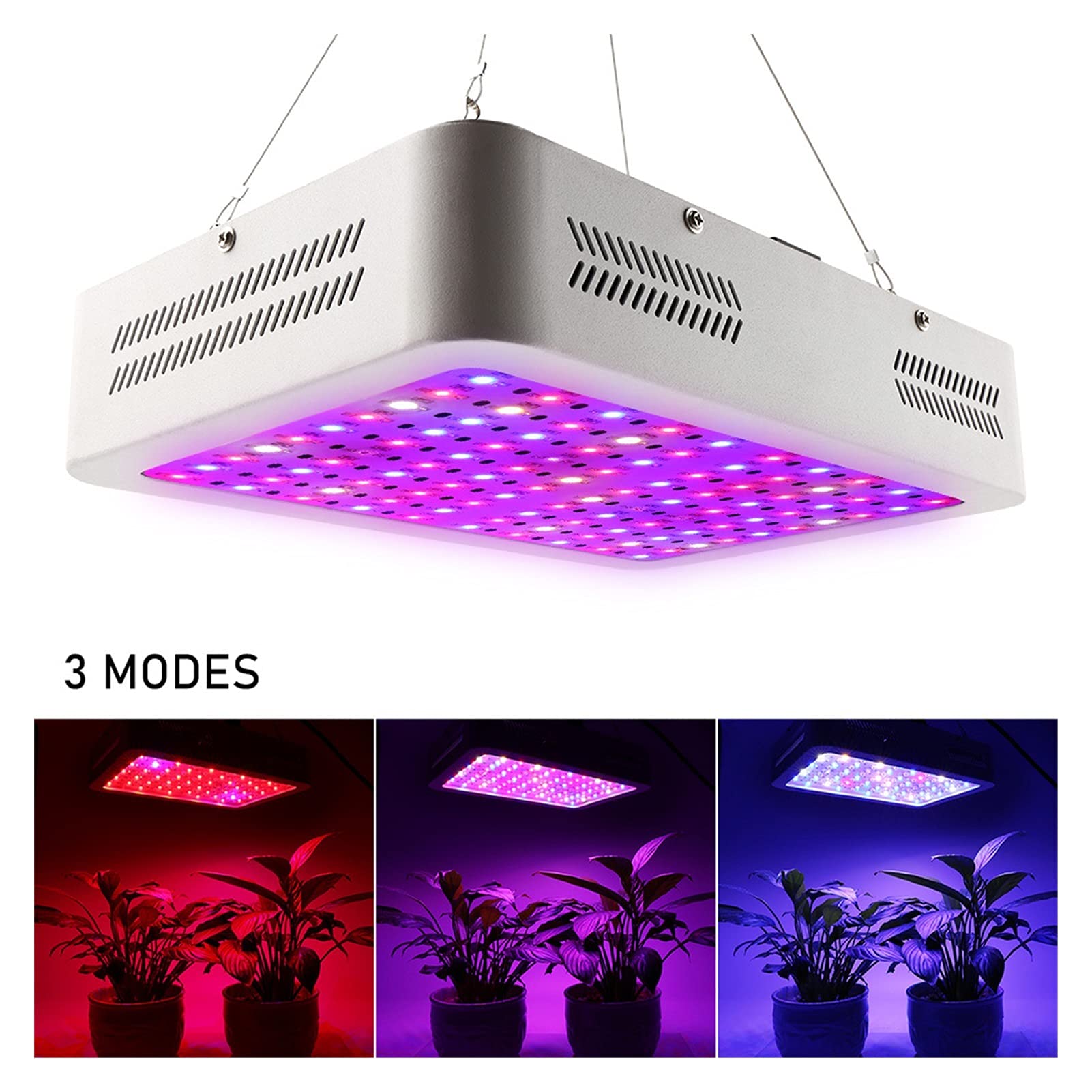 Coltiva la luce per piante da interno 1000W LED a doppio controllo Luce per piante Serra Luce per la crescita delle piante Luce di riempimento per piante da interno Luce per piante ad alta potenza La