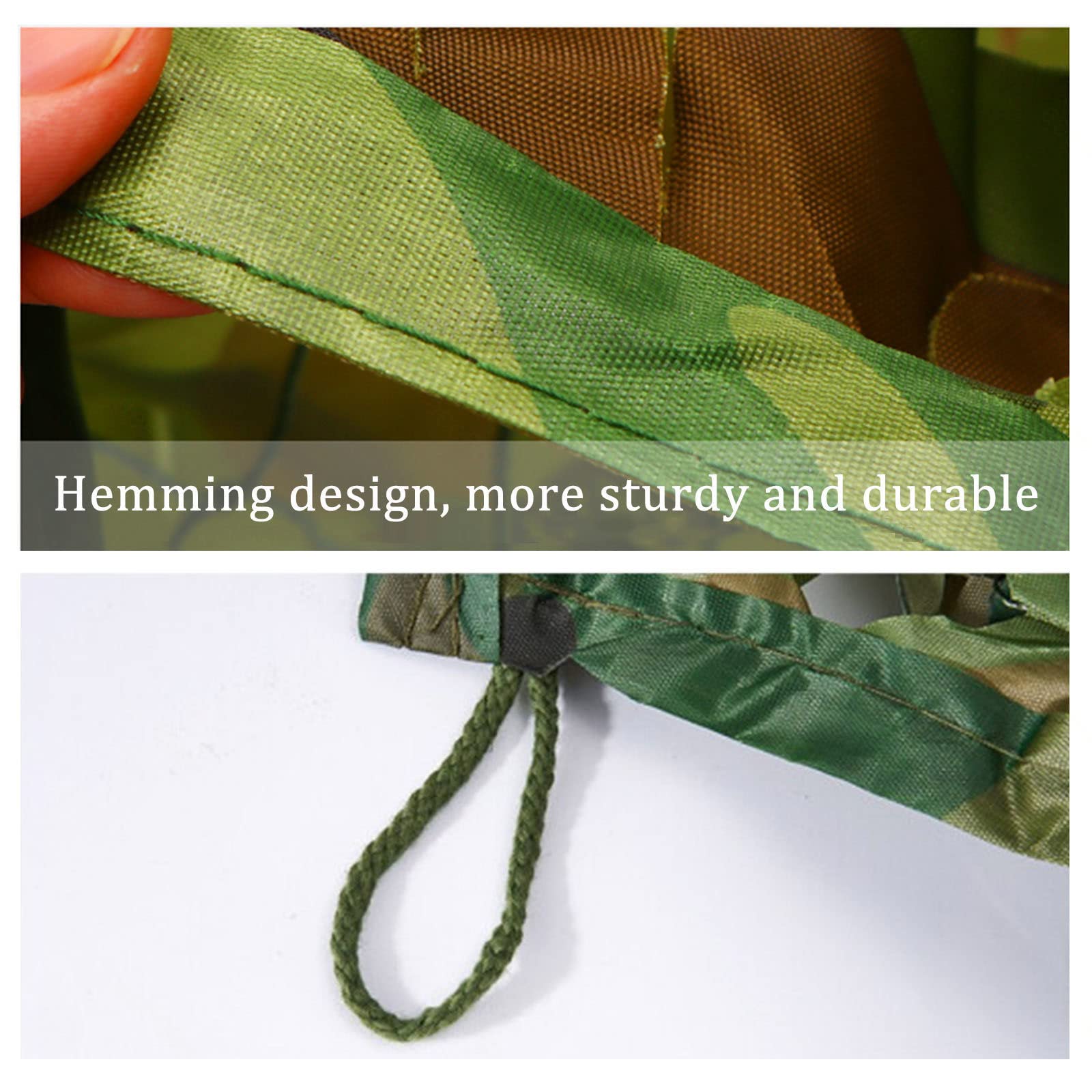 Tarnnetz Bundeswehr,Camouflage Netz Jagd,Garten Pergola Terrassen Sonnensegel,Camping,Militärische Dekoration,Autoabdeckung,Sonnenschutz/Sichtschutz,Verstärktes Tarnnetz,Jungle-2x3m(6.6*9.8ft)