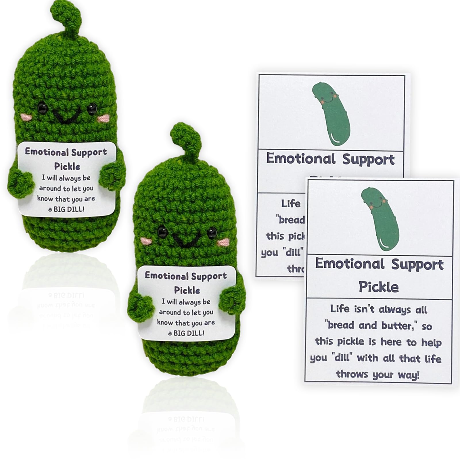 Regalo Di Cetrioli Sottaceto Di Supporto Emotivo Fatto A Mano