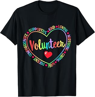 Cute Volunteer Volunteering Staff Uniform Event Church Group T-Shirt