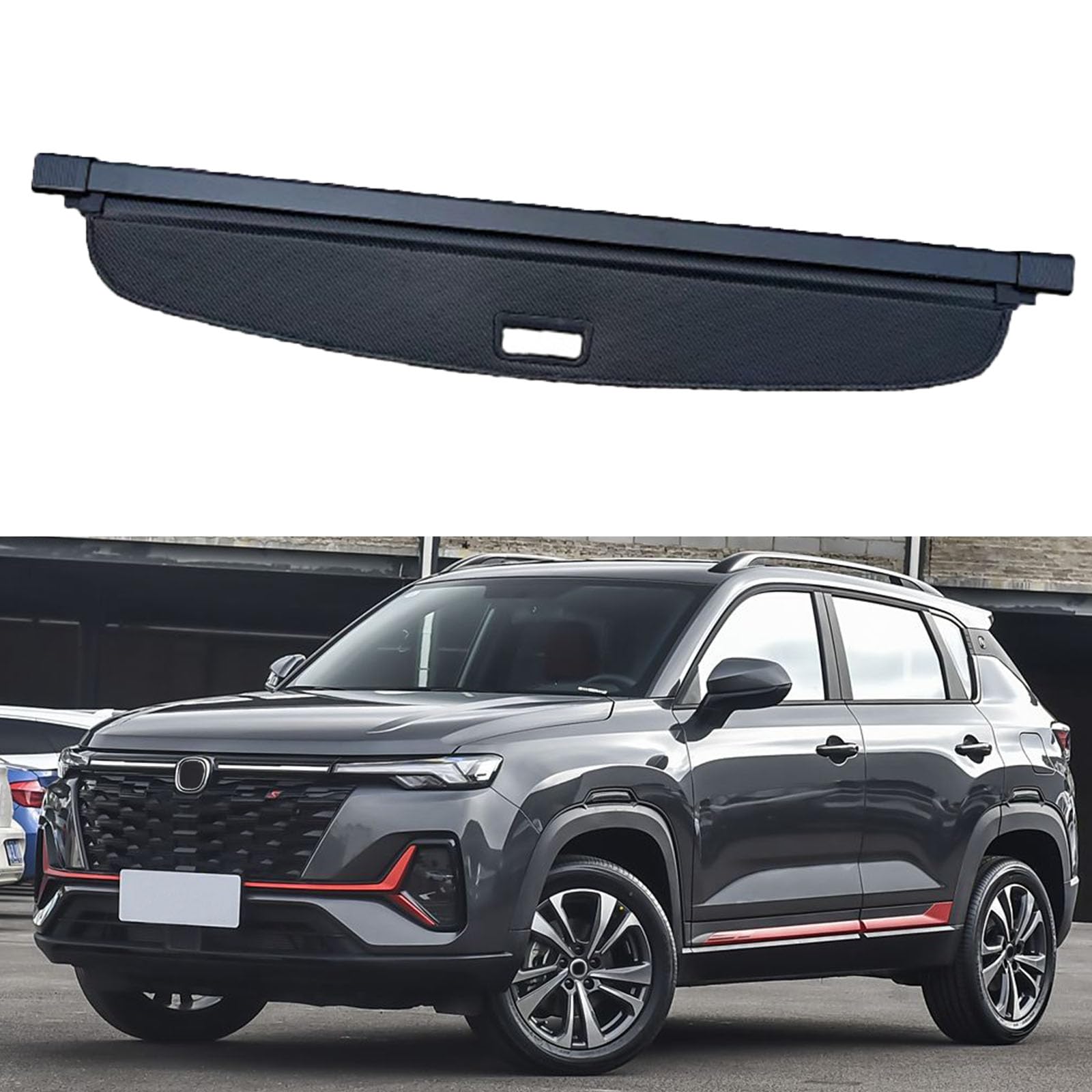 SXLGDW Car Retractable Rear Trunk Parcel Shelf,Compatible with Changan CS35 Plus 2018-2021,Car parts