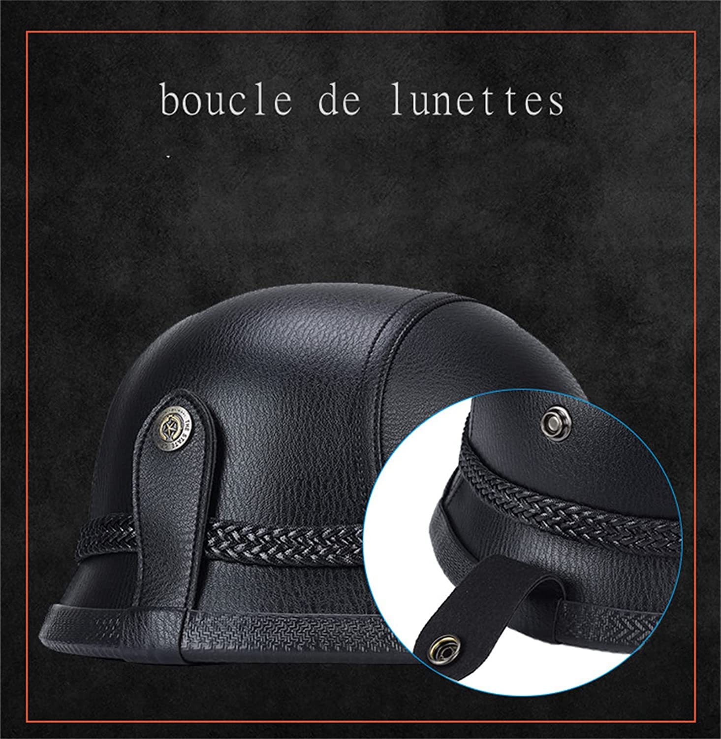 Casco Moto Jet Cascos Half-Helmet con Gafas,ECE Homologado Casco Moto Abierto Custom Scooter,Estilo Alemán Medio Casco De Motocicleta para Mujer Hombre Adultos (Color : 3, Size : XL(61~62cm))