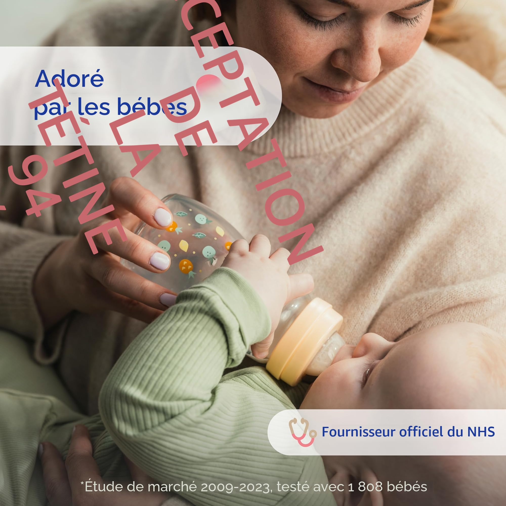 MAM Tétines Taille X | Lot de 4 | Conçues pour les liquides plus épais | Convient à partir de 6 mois et plus | S'adapte à tous les biberons MAM | Fabriquées avec du silicone SkinSoft | Accessoires