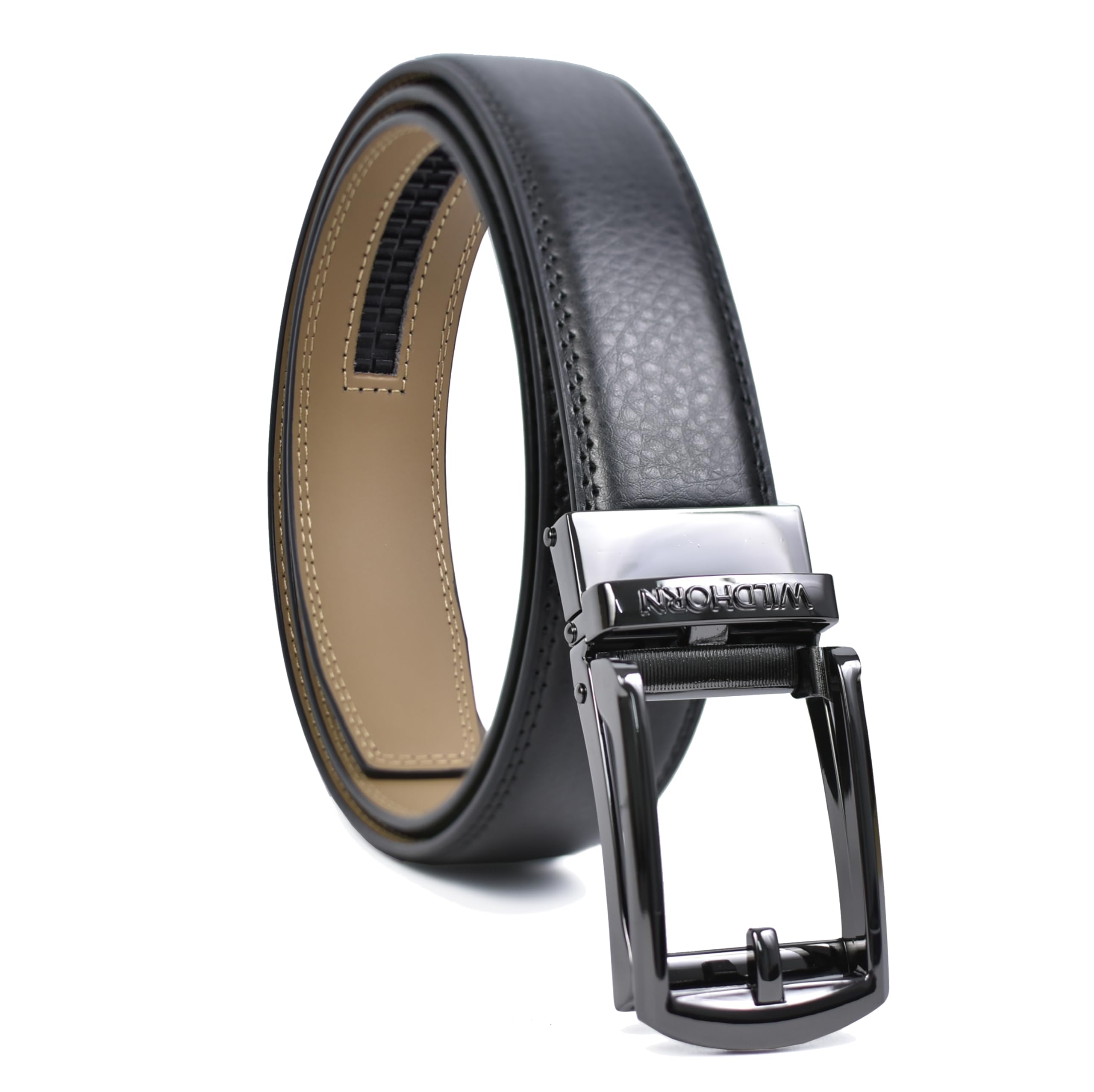 wildhorn Men's Genuine Leather Belt for Men| Premium Auto-Lock Buckle | Adjustable up to 48” | Formal & Casual Wear | Micro-Adjust Fit | Stylish Gift Box Included-picture-13