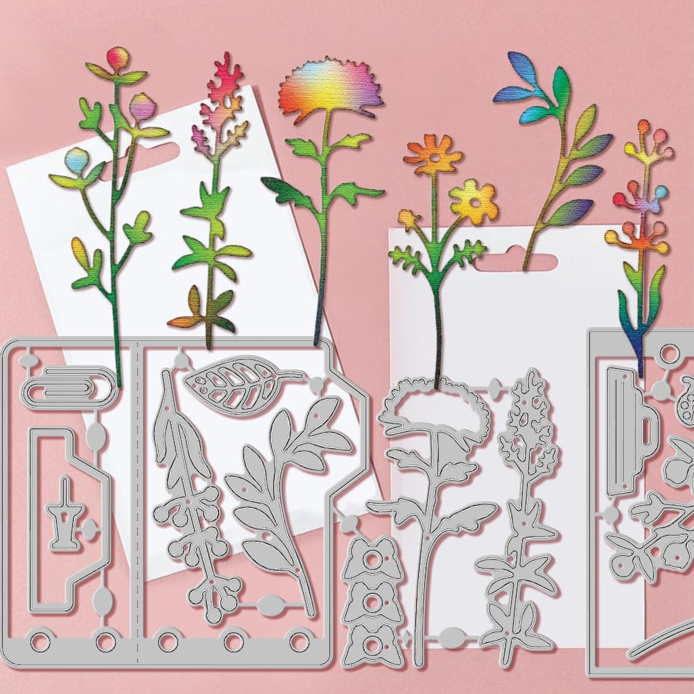 Stanzformen Regentropfen & Tiere - Für Karten & Scrapbooking