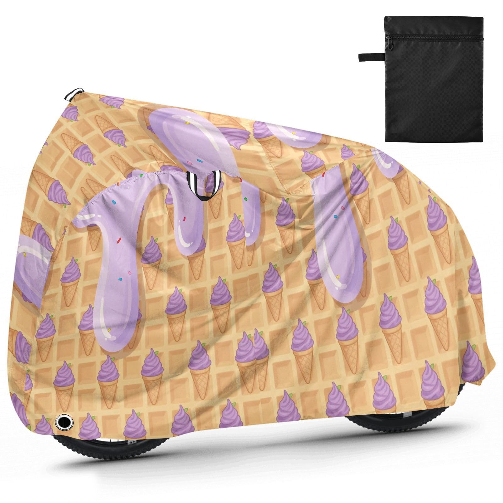 Housse de vélo en polyester imperméable, isolation thermique
