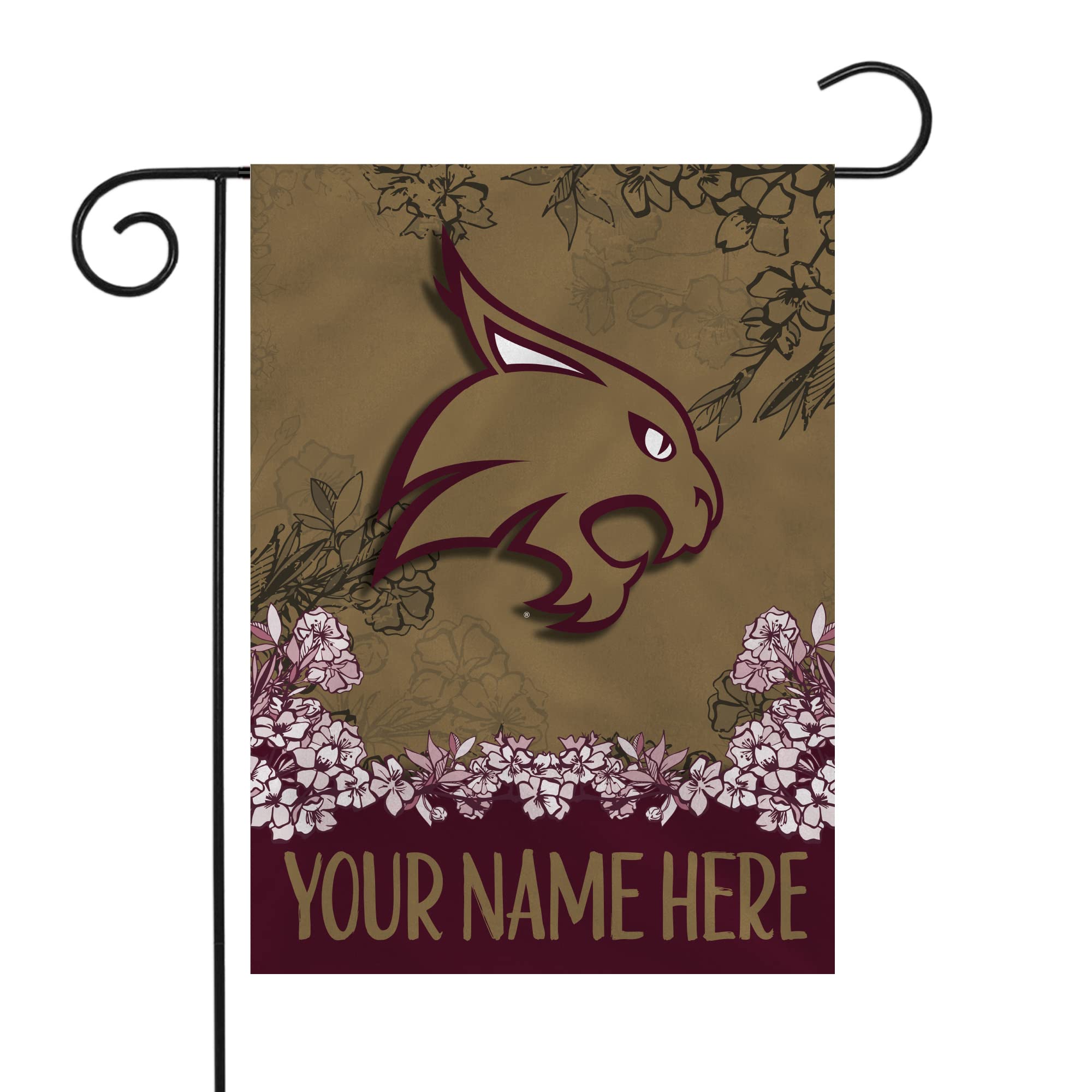 Rico Industries NCAA Standard/Primary Personalized Garden Flag